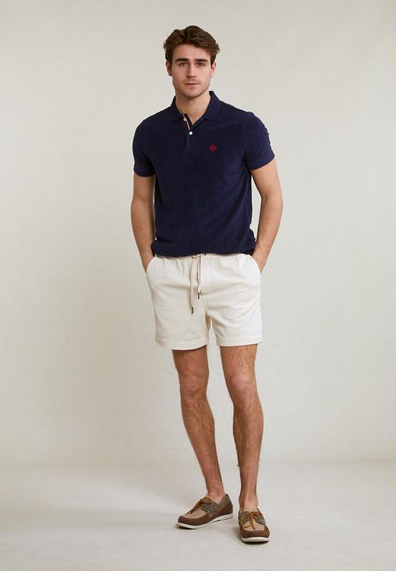 River Woods Ribfluwelen Short écru