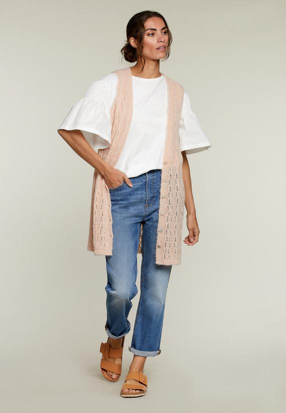 River Woods Roze Gilet Zonder Mouwen