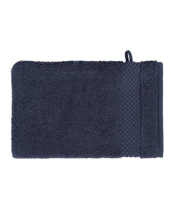 River Woods Set Van Twee Washandjes In Donkerblauw