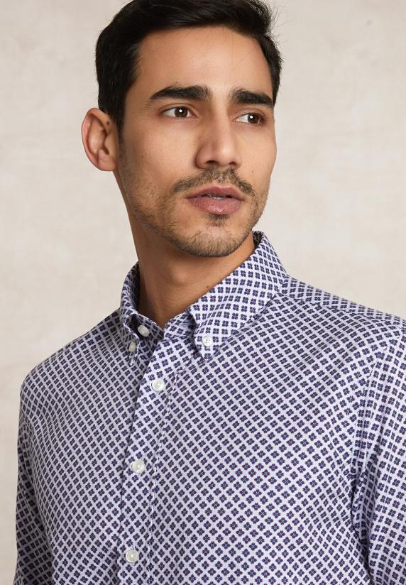 River Woods Sim Fit Fantasiehemd Multi