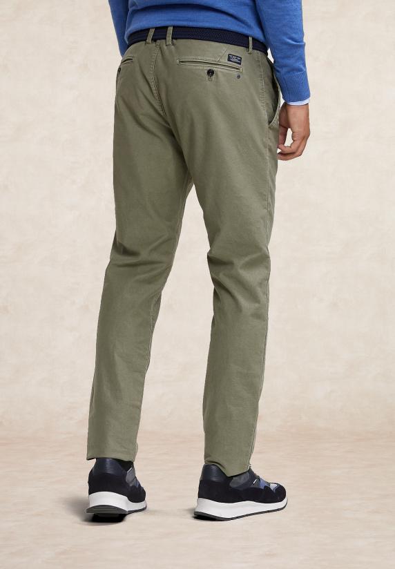 River Woods Slim Fit Basic Chinobroek Fynboss
