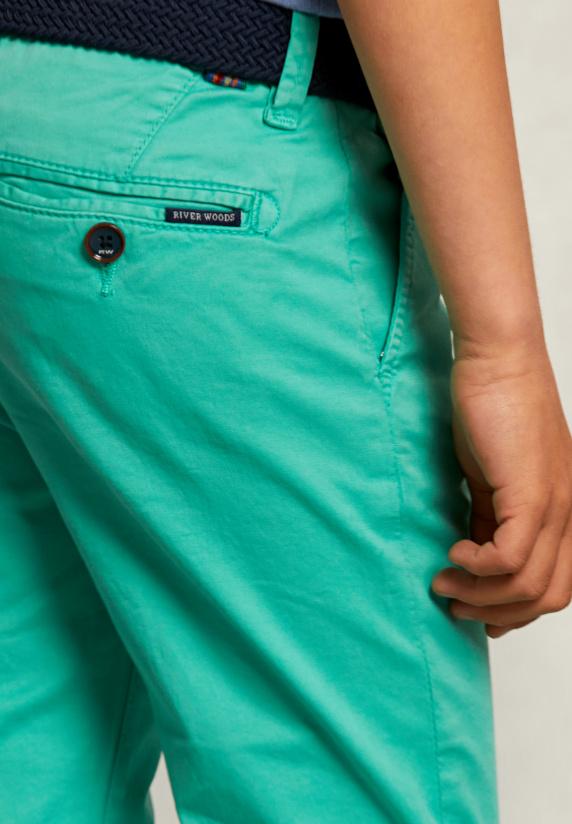 River Woods Slim Fit Basic Chinobroek Moscow Mule