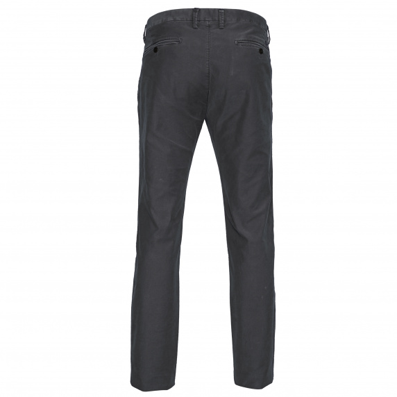 River Woods Slim Fit Chino In Katoen In Grijs