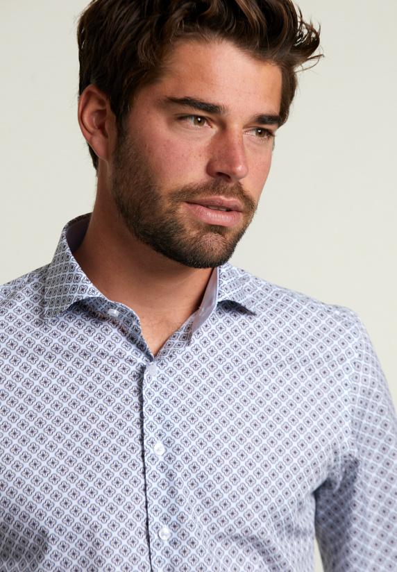 River Woods Slim Fit Fantasie Hemd Multi