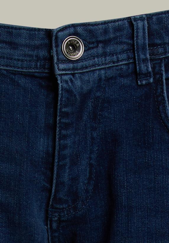 River Woods Slim Fit Jeans 5-zakken Stone