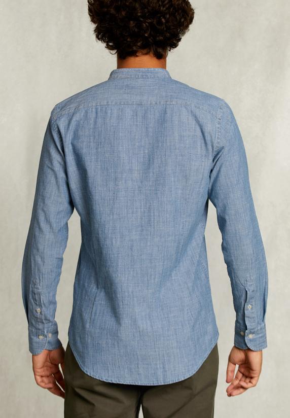 River Woods Slim Fit Jeanshemd Medium Bleach