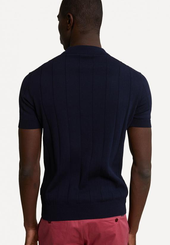 River Woods Slim Fit Katoenen Polotrui Navy