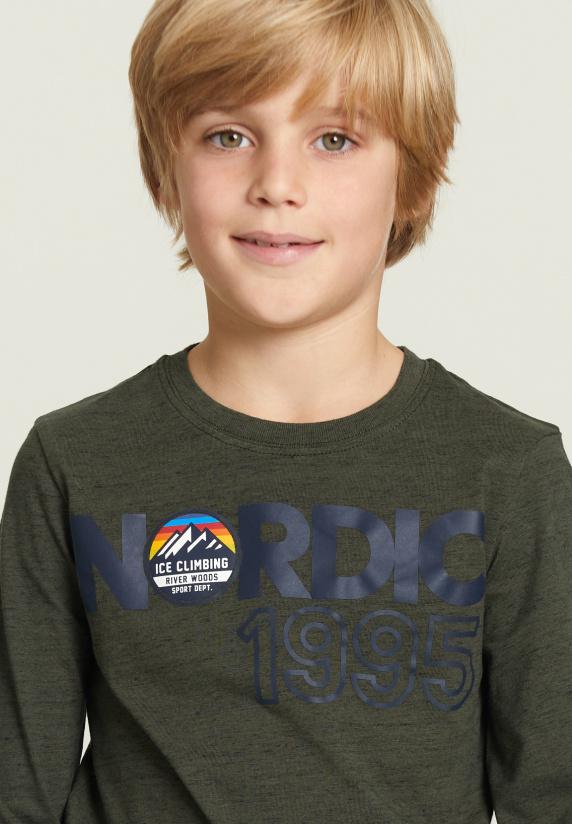 River Woods Slim Fit Katoenen T-shirt Woodstock