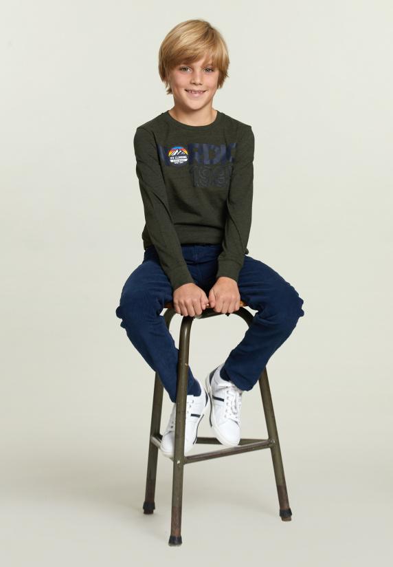 River Woods Slim Fit Katoenen T-shirt Woodstock