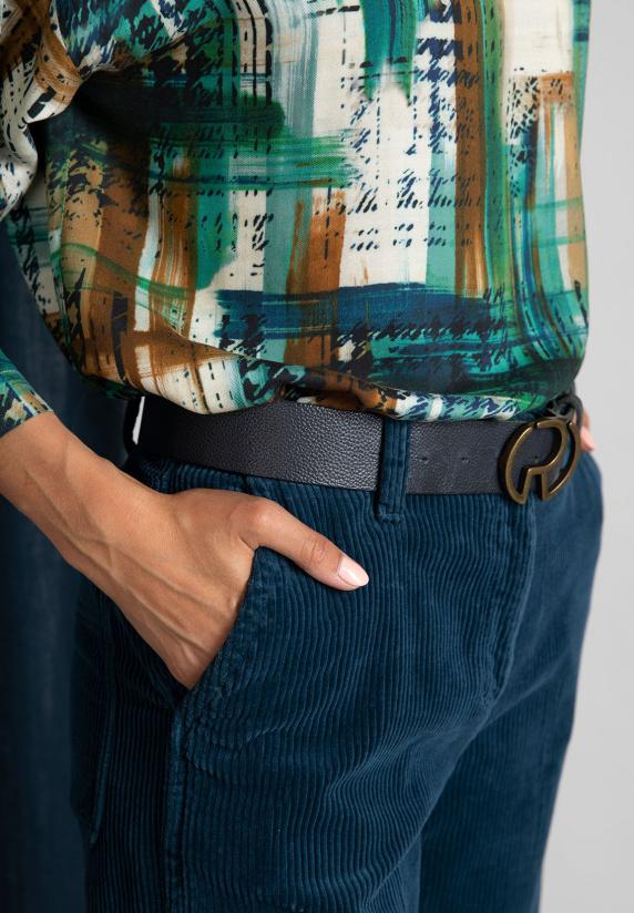 river woods Slipoverblouse in viscose in multi