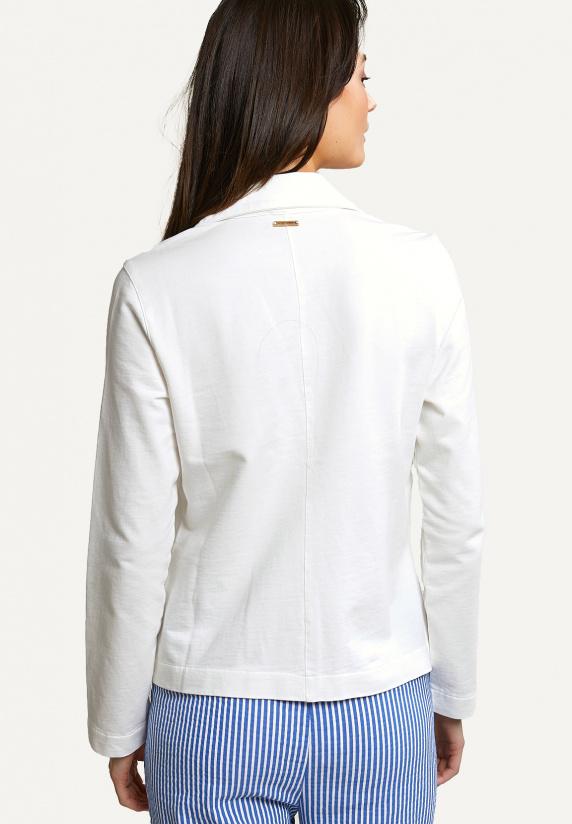 River Woods Sportieve Blazer 2 Zakken Ecru