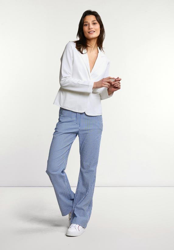 River Woods Sportieve Blazer 2 Zakken Ecru