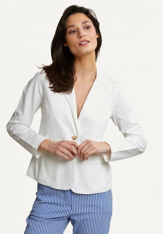 river woods Sportieve blazer 2 zakken ecru