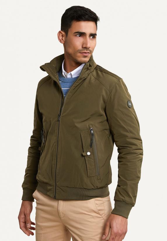 River Woods Sportieve Blouson Zijzakken Kaki