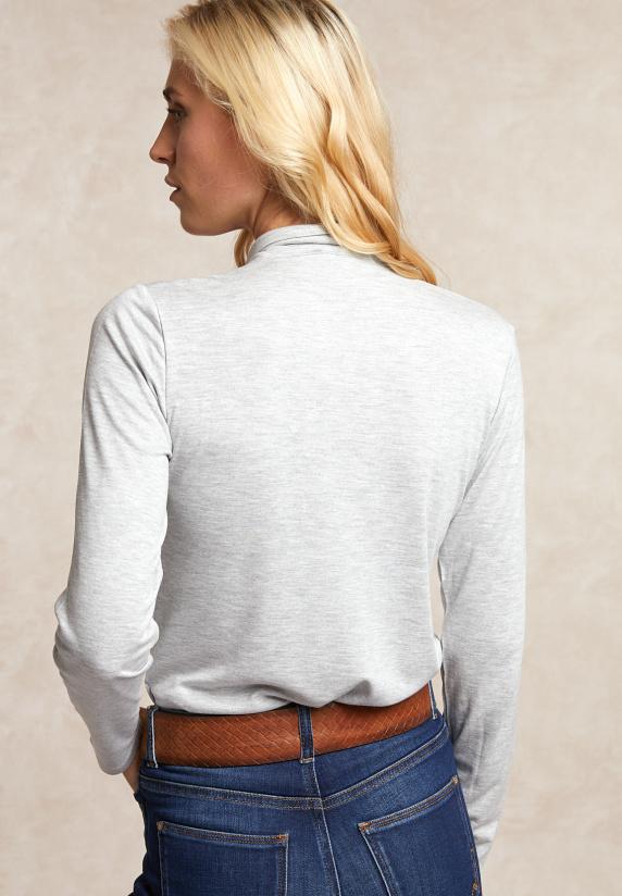 River Woods T-shirt Met Strik Grijs