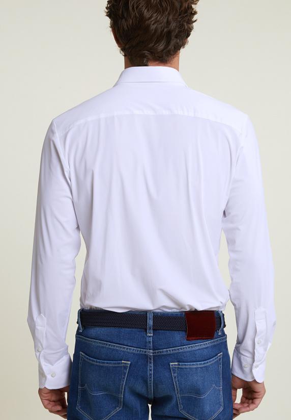 River Woods Technische Stretch Hemd Wit