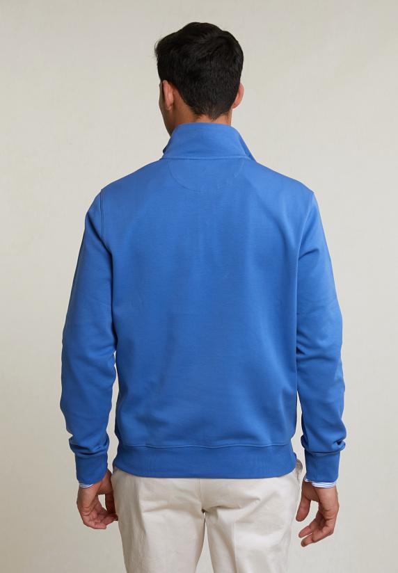 River Woods Techno Fleece Trui Old Blue