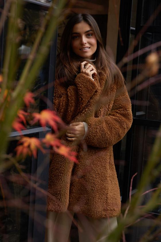 River Woods Teddymantel 2 Zakken Bruin