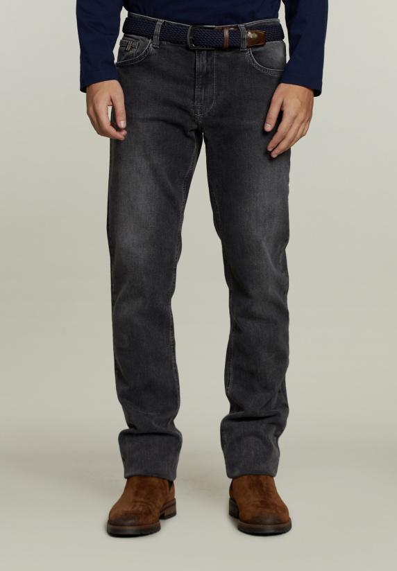 river woods Tight fit jeans 5-zakken grijs