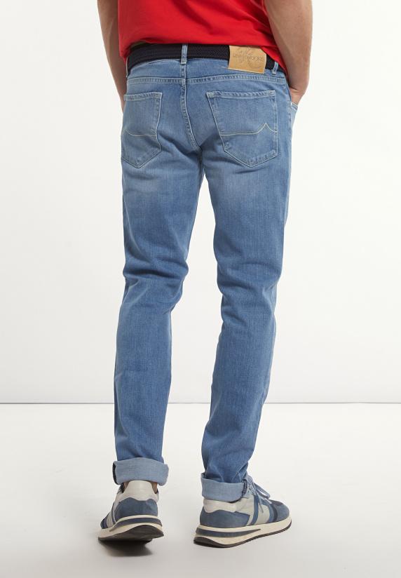 River Woods Tight Fit Jeansbroek Blauw