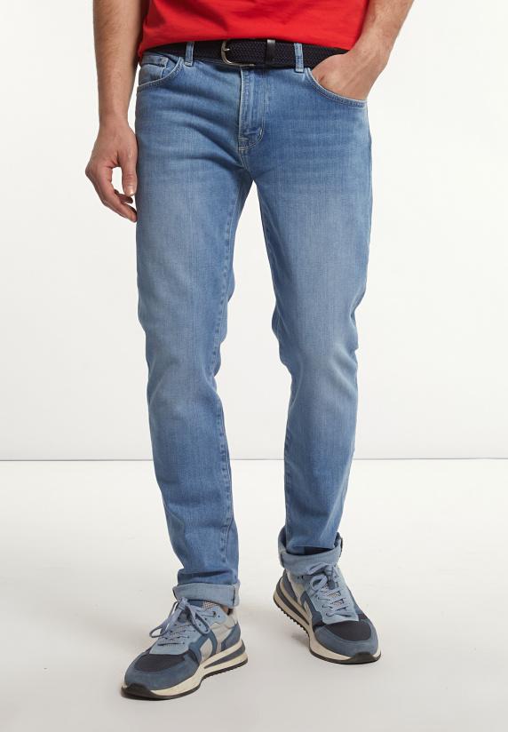 river woods Tight fit jeansbroek blauw