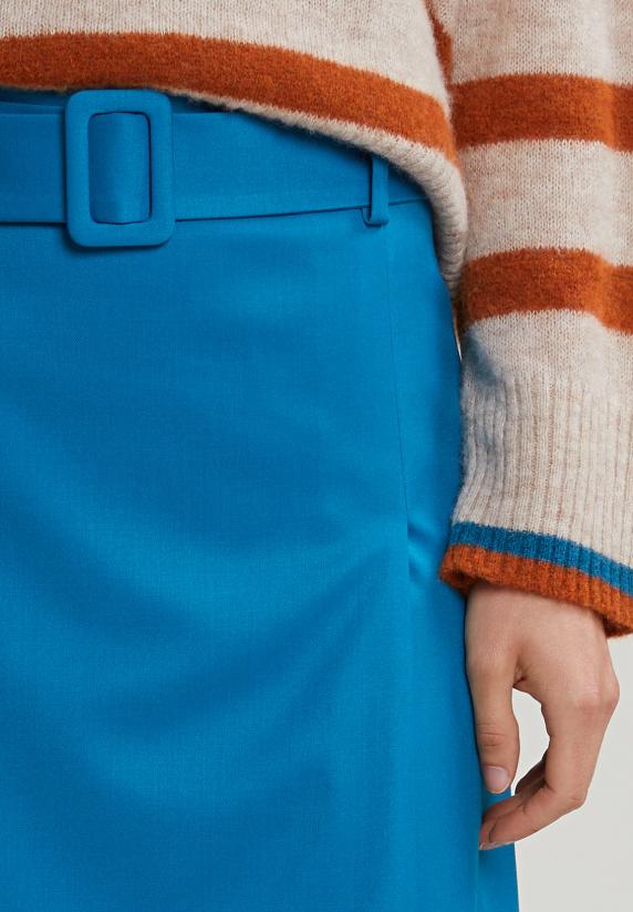 River Woods Turquoise Korte Rok Met Riem