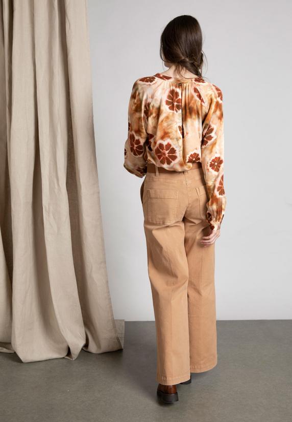 River Woods Wijde Blouse Met Raglanmouwen In Multi