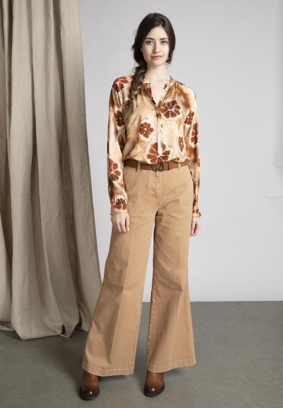 river woods Wijde blouse met raglanmouwen in multi