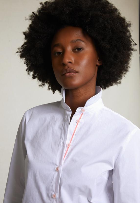 River Woods Witte Geknoopte Blouse Lange Mouwen