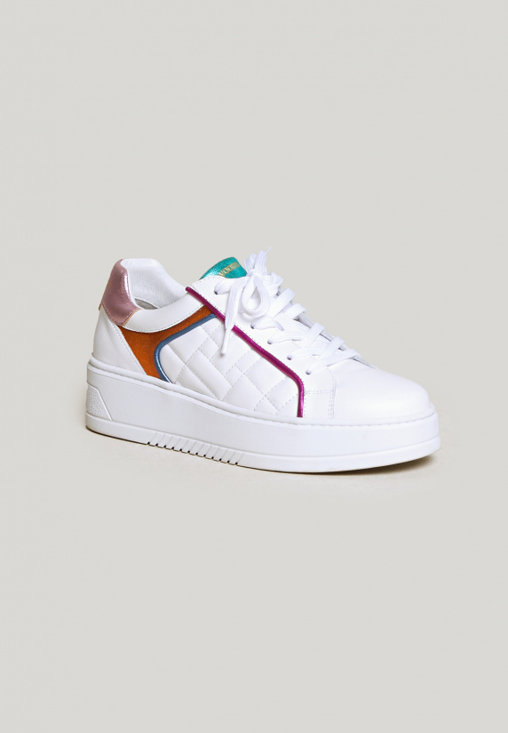 River Woods Witte Sneakers Met Veters
