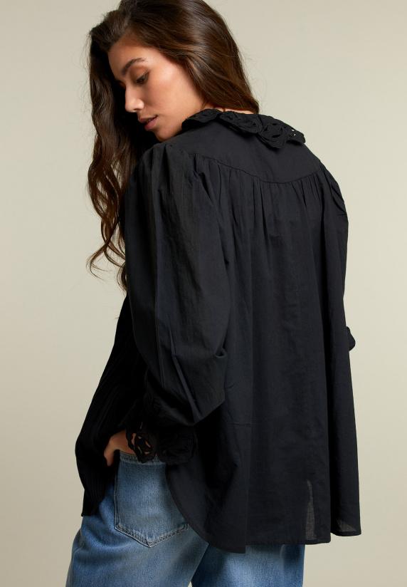 River Woods Zwarte Blouse