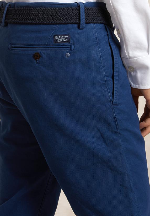 River Woods Slim Fit Basic Chinobroek Stretch Denim