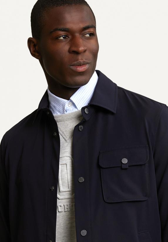 River Woods Technische Stretch Jas Borstzak Dark Navy