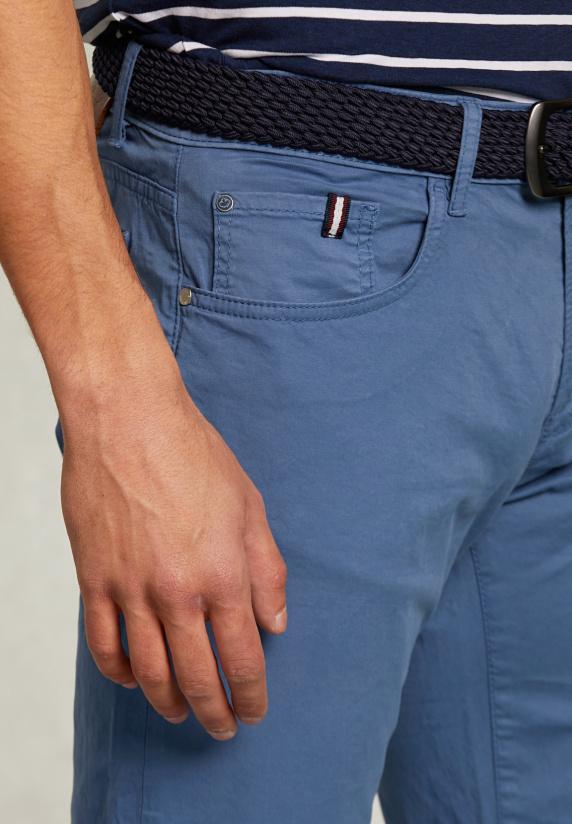 River Woods Tight Fit Basic 5-pocket Broek Iconic Blue