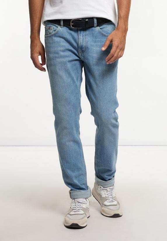 river woods Tight fit basic jeansbroek 5-zakken bleach