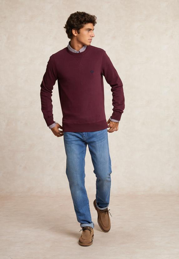 River Woods Tight Fit Stretch Jeansbroek 5-zakken Light Stone