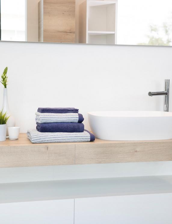 River Woods Top Kwaliteit Gestreepte Kleine Handdoek River Woods By Clarysse