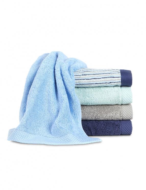 river woods Top kwaliteit kleine handdoek River Woods by Clarysse in blauw