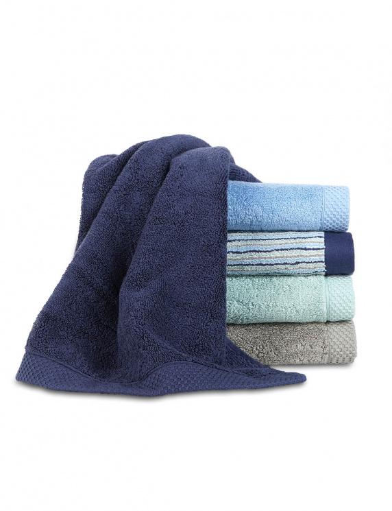 river woods Top kwaliteit kleine handdoek River Woods by Clarysse in marineblauw