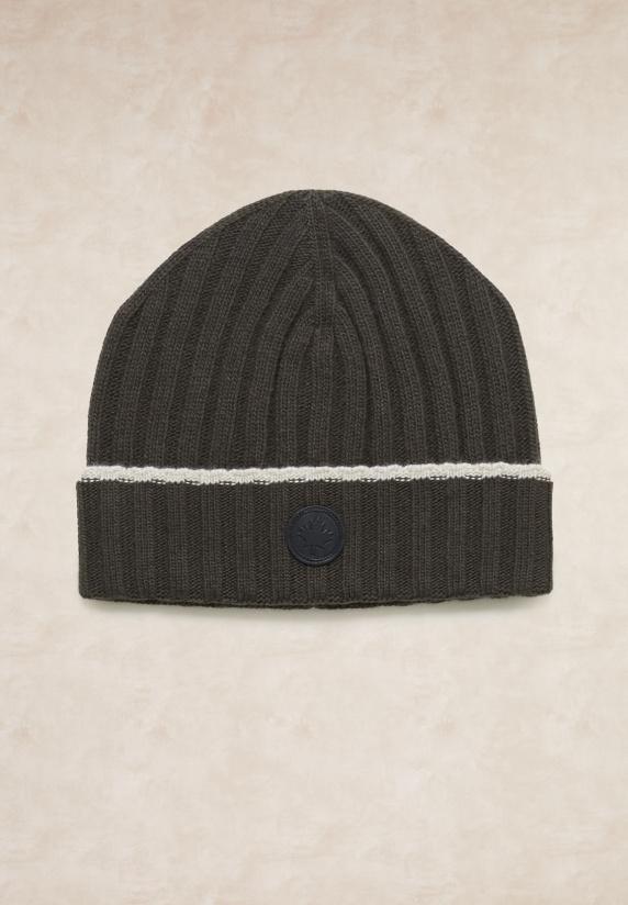 river woods Wol-kasjmier geribde muts dk garden mix