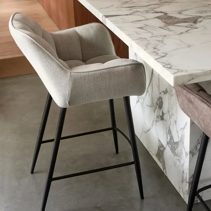 Riviera Maison Barstoel Carnaby Fabulous Flax Linnen