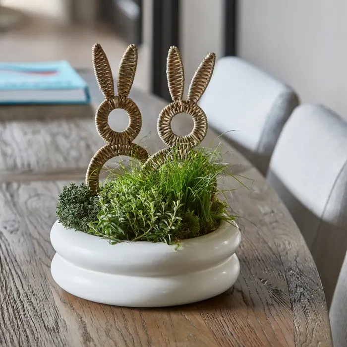 Riviera Maison Decoratie Rustic Rattan Easter Bunny M