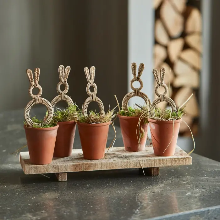 Riviera Maison Decoratie Rustic Rattan Easter Bunny S