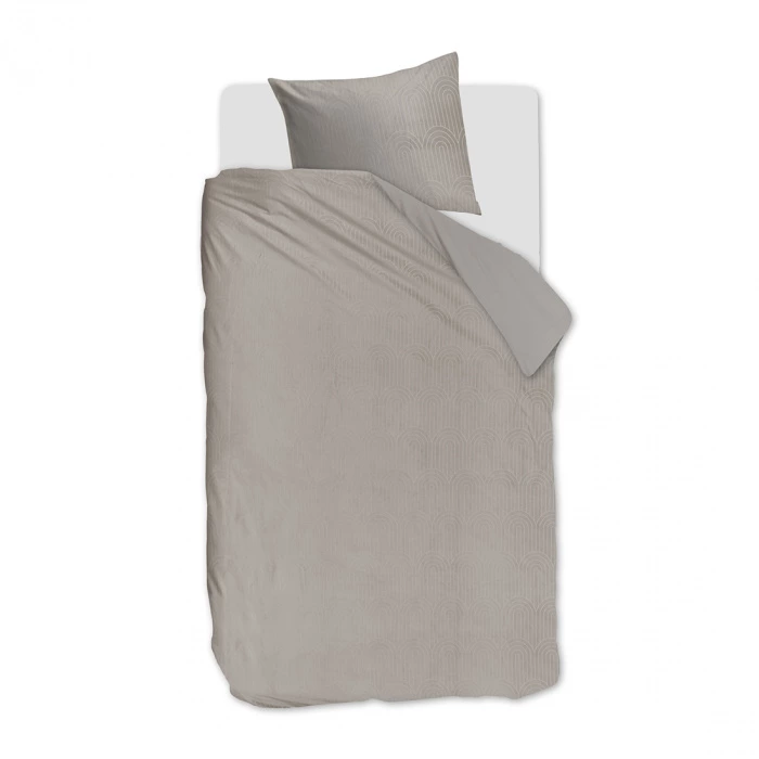riviera maison Dekbedovertrek RM Cecelia Zand 140x200/220