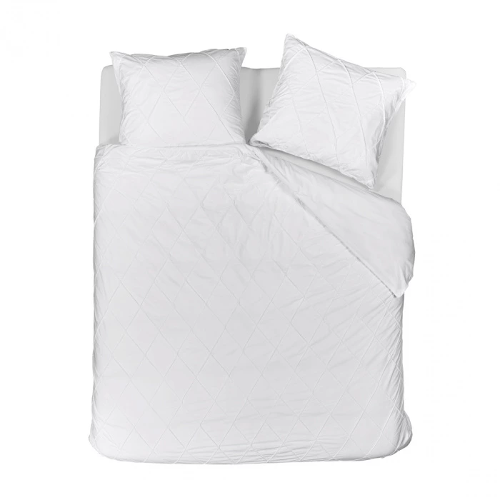 riviera maison Dekbedovertrek RM Elegance Wit 200x200/220