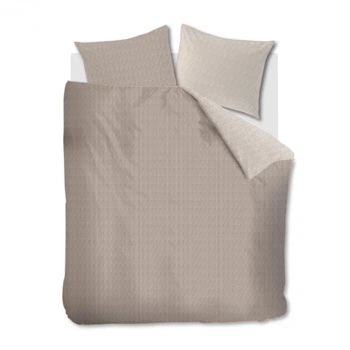 riviera maison Dekbedovertrek RM Twisted Zand 200x200/220