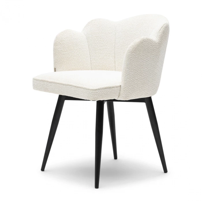 Riviera Maison Draaibare Eetkamerstoel Dauphine Simply White