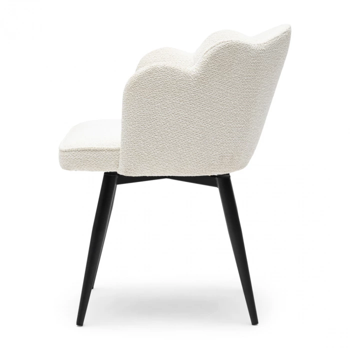 Riviera Maison Draaibare Eetkamerstoel Dauphine Simply White