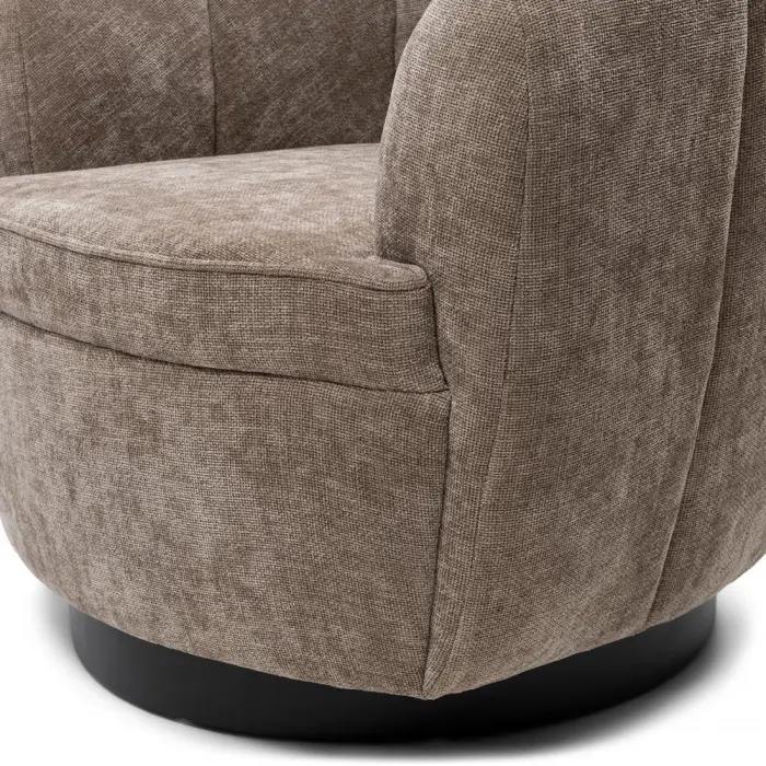 Riviera Maison Draaibare Fauteuil The Countess Taupe