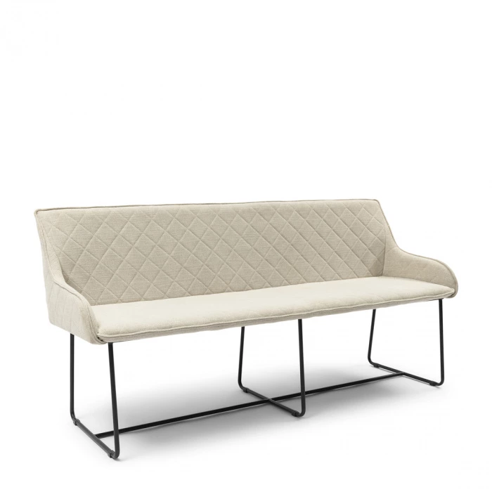 Riviera Maison Eetkamerbank Frisco Drive Fabulous Flax Mouline Linnen